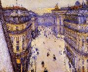 Gustave Caillebotte Rue Halevy, vue d'un sixieme etage oil painting picture wholesale